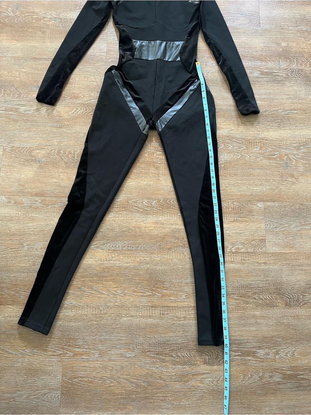 Manière De Voir Black Sculpted Long-Sleeve Jumpsuit | Size UK 8 US 4 - Picture 10 of 16